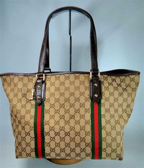 gucci fabric tote bag|Gucci traditional tote bag.